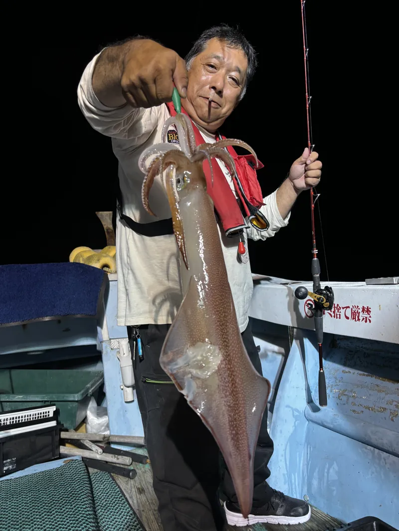 姪浜すばる ケンサキイカ・夜イカ釣果（福岡・玄界灘の遊漁船）