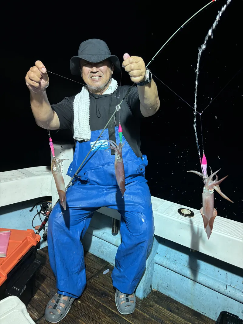 姪浜すばる ケンサキイカ・夜イカ釣果（福岡・玄界灘の遊漁船）
