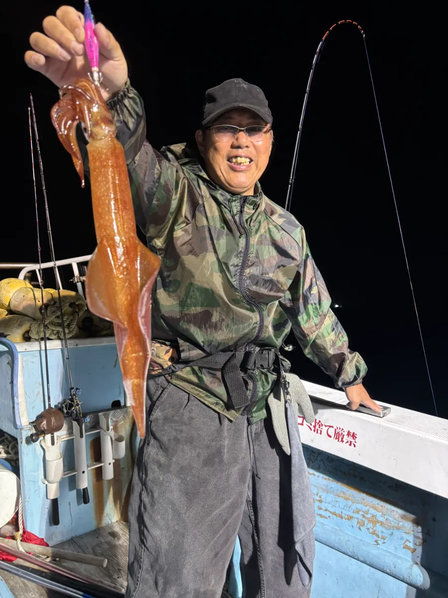 姪浜すばる ケンサキイカ・夜イカ釣果（福岡・玄界灘の遊漁船）